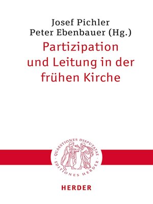 cover image of Partizipation und Leitung in der frühen Kirche